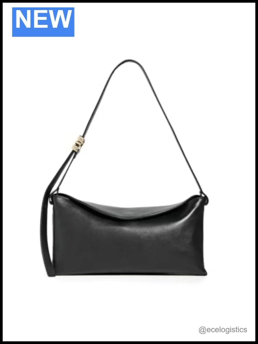 Madewell Leather Satchel Shoulder Bag Adjustable Strap Gold Hardware